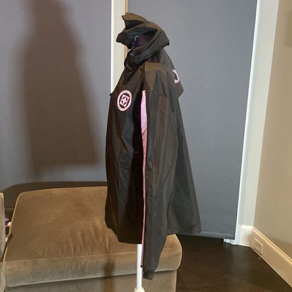 Joma Cruz Azul All Weather Training Jacket Full Zip Hooded Size M Black NWT - Picture 5 of 11